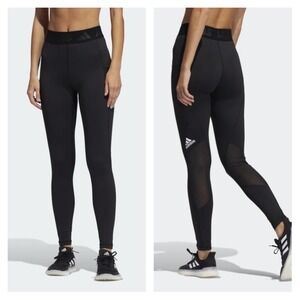 Adidas Techfit Primegreen TF Tight Leggings Black Mesh S Activewear Gym Workout